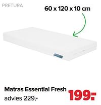 Matras essential fresh-Pretura 