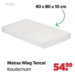 Matras wieg tencel koudschuim