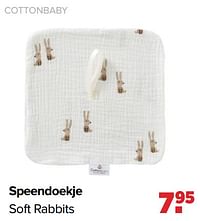 Speendoekje soft rabbits-Cottonbaby 