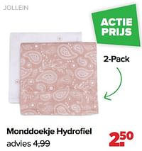 Monddoekje hydrofiel-Jollein