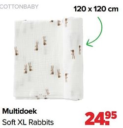 Multidoek soft xl rabbits