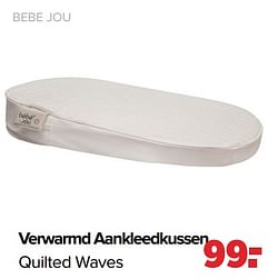 Verwarmd aankleedkussen quilted waves