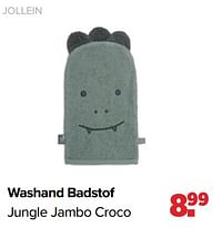 Washand badstof jungle jambo croco-Jollein