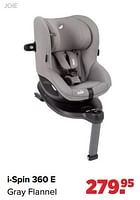 Promoties I-spin 360 e gray flannel - Joie - Geldig van 10/09/2024 tot 07/10/2024 bij Baby-Dump