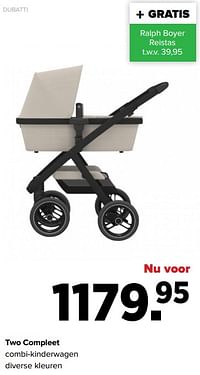 Two compleet combi-kinderwagen-Dubatti 