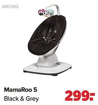 4moms mamaroo 5 black + grey-4Moms