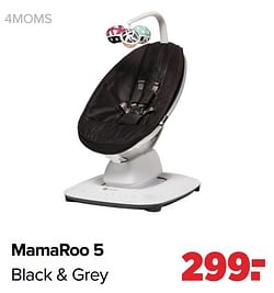 4moms mamaroo 5 black + grey