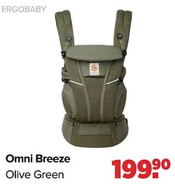 Ergobaby omni breeze olive green