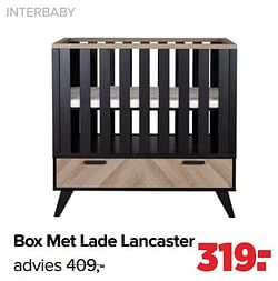 Interbaby box met lade lancaster