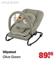 Promoties Little dutch wipstoel olive green - Little Dutch - Geldig van 10/09/2024 tot 07/10/2024 bij Baby-Dump