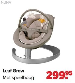 Nuna leaf grow met speelboog