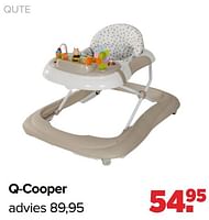 Promoties Qute q-cooper - Qute  - Geldig van 10/09/2024 tot 07/10/2024 bij Baby-Dump