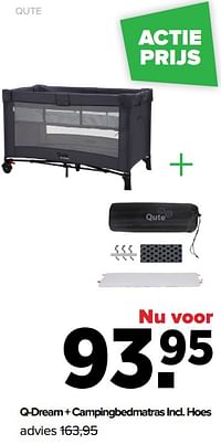 Qute q-dream + campingbedmatras incl. hoes-Qute 