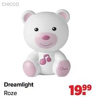 Promoties Chicco dreamlight roze - Chicco - Geldig van 10/09/2024 tot 07/10/2024 bij Baby-Dump