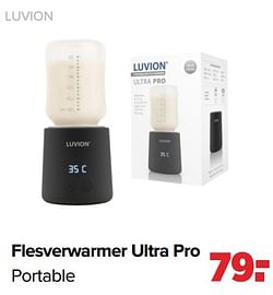 Luvion flesverwarmer ultra pro portable