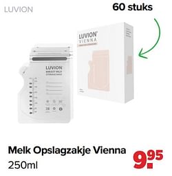 Luvion melk opslagzakje vienna