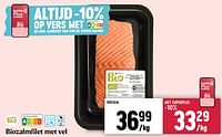 Biozalmfilet met vel-Huismerk - Delhaize