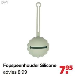 Day fopspeenhouder silicone