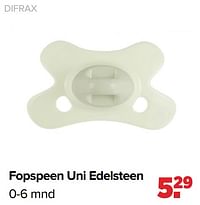 Difrax fopspeen uni edelsteen-Difrax