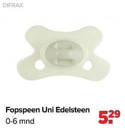 Difrax fopspeen uni edelsteen