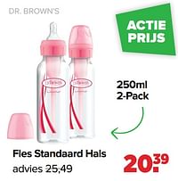 Dr. brown`s fles standaard hals-DrBrown