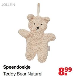 Jollein speendoekje teddy bear naturel