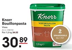 Knorr bouillonpasta vlees