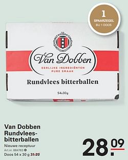 Van dobben rundvleesbitterballen