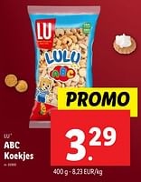 Promoties Abc koekjes - Lu - Geldig van 18/09/2024 tot 24/09/2024 bij Lidl