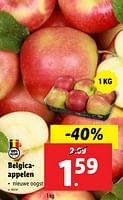 Promoties Belgicaappelen - Huismerk - Lidl - Geldig van 18/09/2024 tot 24/09/2024 bij Lidl