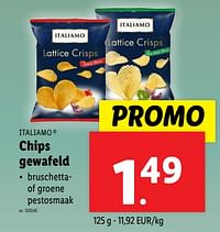 Chips gewafeld-Italiamo