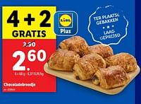 Promoties Chocoladebroodje - Huismerk - Lidl - Geldig van 18/09/2024 tot 24/09/2024 bij Lidl