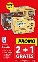 Promoties Danette - Danone - Geldig van 18/09/2024 tot 24/09/2024 bij Lidl