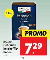 Gebrande hele koffiebonen-Italiamo