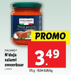 N‘duja salami smeerbaar