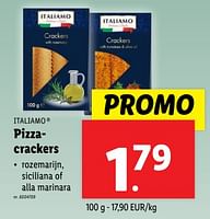 Promoties Pizzacrackers - Italiamo - Geldig van 18/09/2024 tot 24/09/2024 bij Lidl