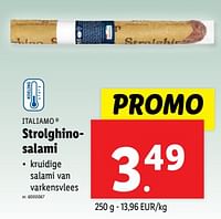 Promoties Strolghinosalami - Italiamo - Geldig van 18/09/2024 tot 24/09/2024 bij Lidl