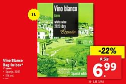 Vino blanco bag-in-box