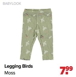 Legging birds moss