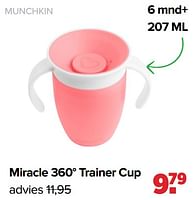 Promoties Miracle 360° trainer cup - Munchkin - Geldig van 10/09/2024 tot 07/10/2024 bij Baby-Dump