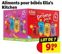 Promotions Aliments pour bébés ella`s kitchen - Ella’s kitchen - Valide de 10/09/2024 à 22/09/2024 chez Kruidvat