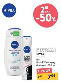 Black+white spray deodorant-Nivea