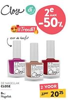 Promoties Nagellak - Close - Geldig van 11/09/2024 tot 24/09/2024 bij DI