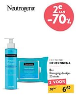 Promoties Reinigingsdoekjes - Neutrogena - Geldig van 11/09/2024 tot 24/09/2024 bij DI