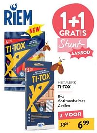 Anti-voedselmot 2 vallen-Ti-Tox