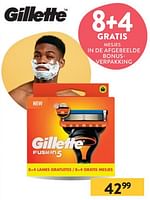 Promoties Gillette fusion 5 - Gillette - Geldig van 11/09/2024 tot 24/09/2024 bij DI