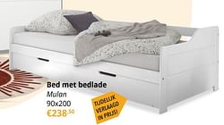 Bed met bedlade mulan