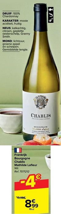 Frankrijk bourgogne chablis mathilde lafleur wit-Witte wijnen