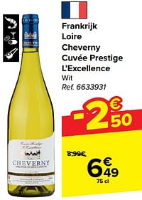 Frankrijk loire cheverny cuvée prestige l’excellence wit-Witte wijnen