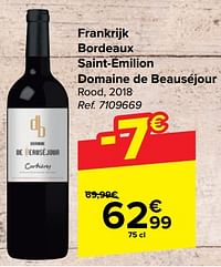 Frankrijk bordeaux saint-émilion domaine de beauséjour rood-Rode wijnen